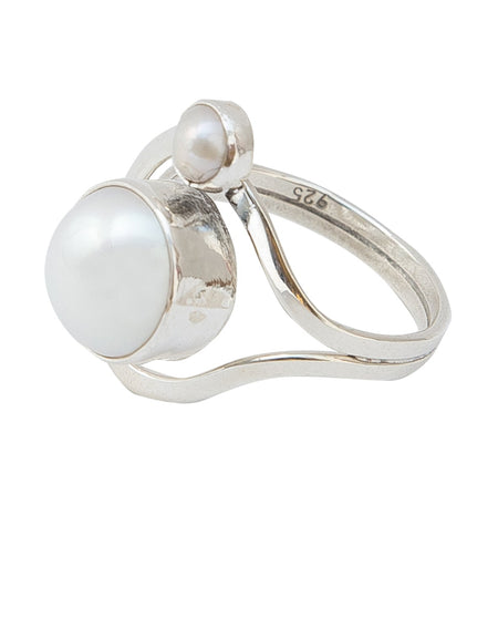 RING DOUBLE PEARL