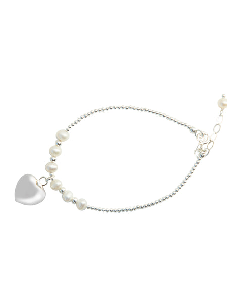 PACK OF BRACELET AND EARRINGS HEART
