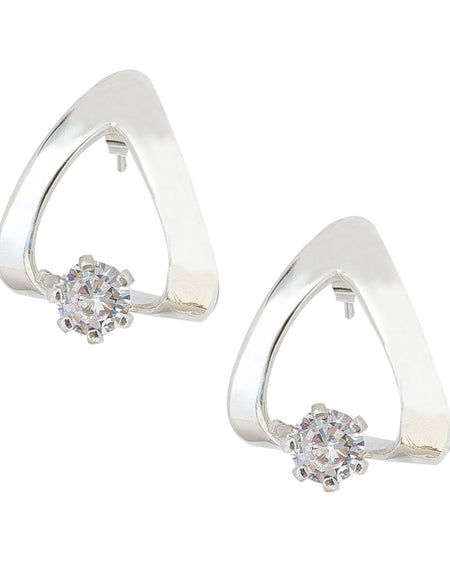 EARRINGS IN DROPS WITH ZIRCONIA