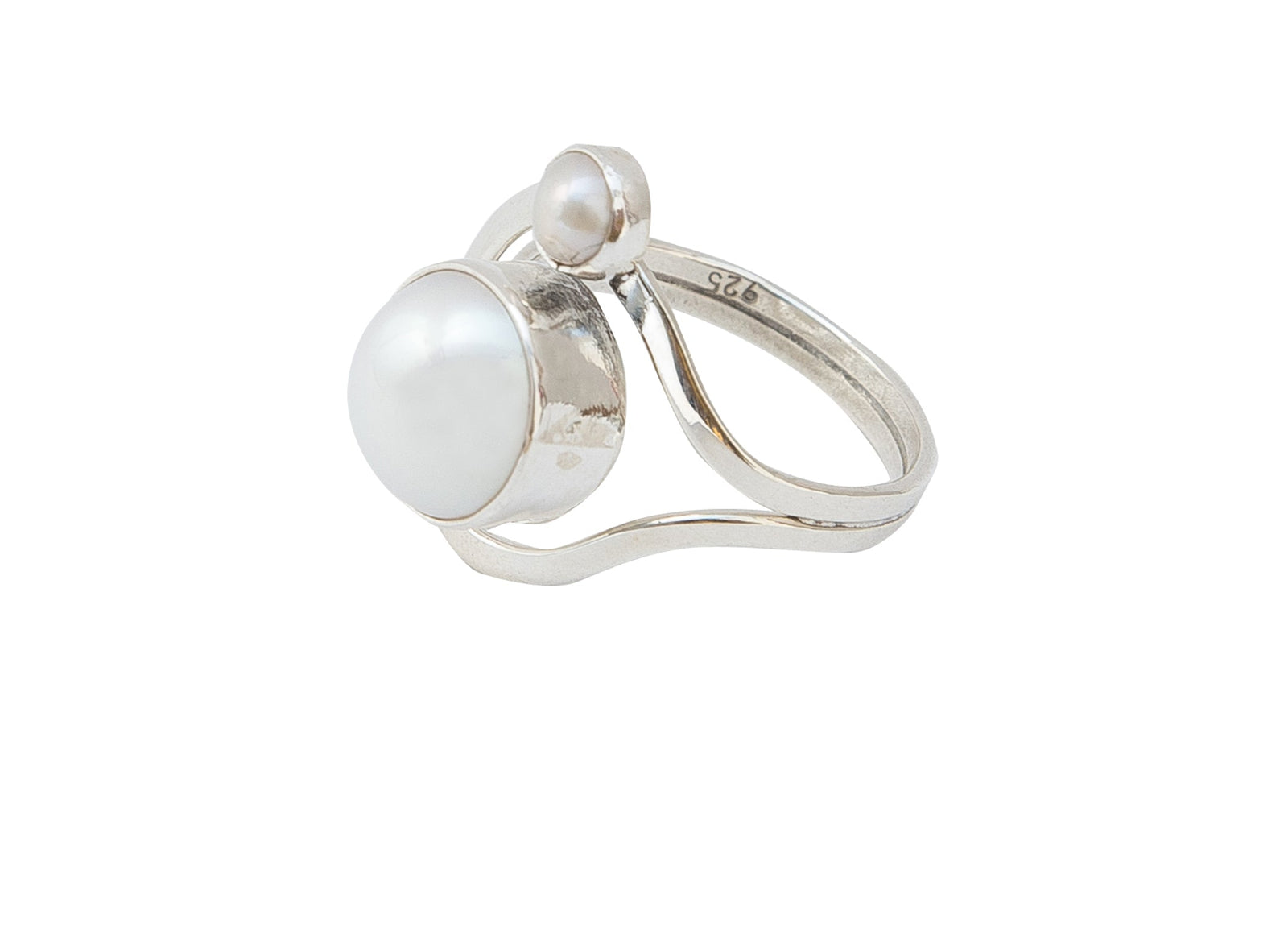 RING DOUBLE PEARL