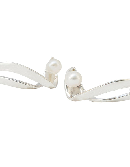 EARRINGS TURNING WITH PEARL