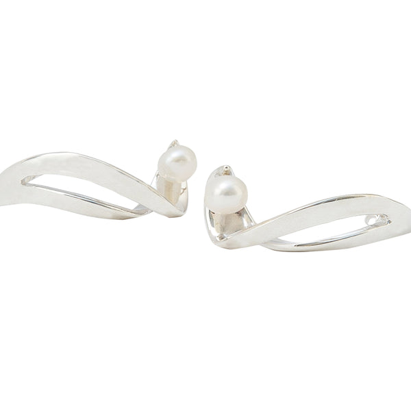 EARRINGS TURNING WITH PEARL