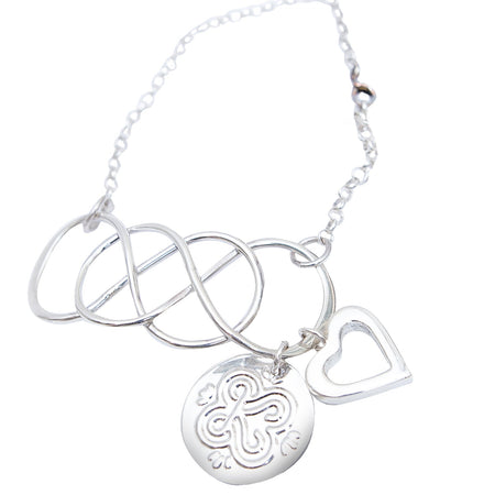BRACELET INFINITI WITH HEART