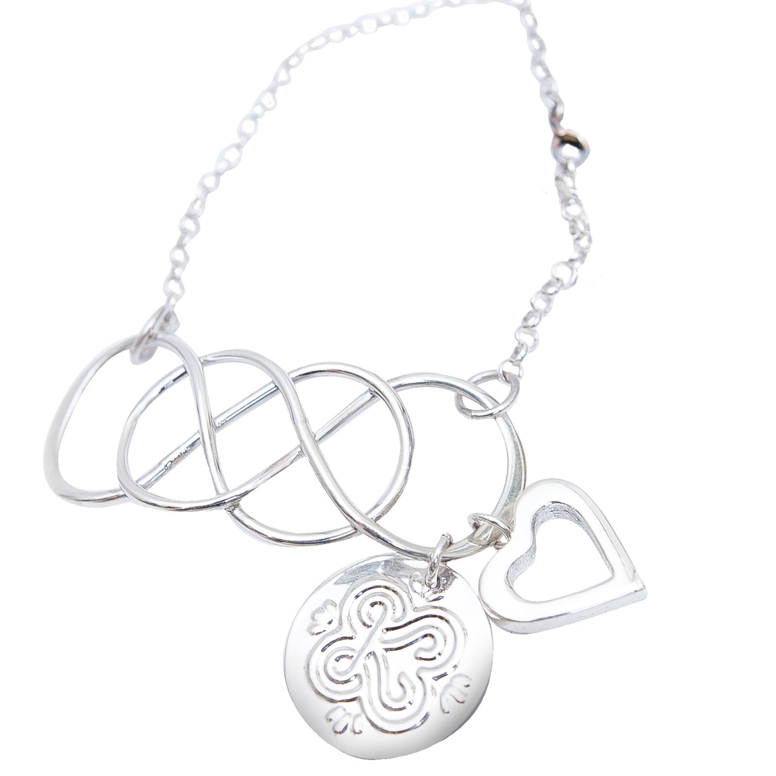 BRACELET INFINITI WITH HEART
