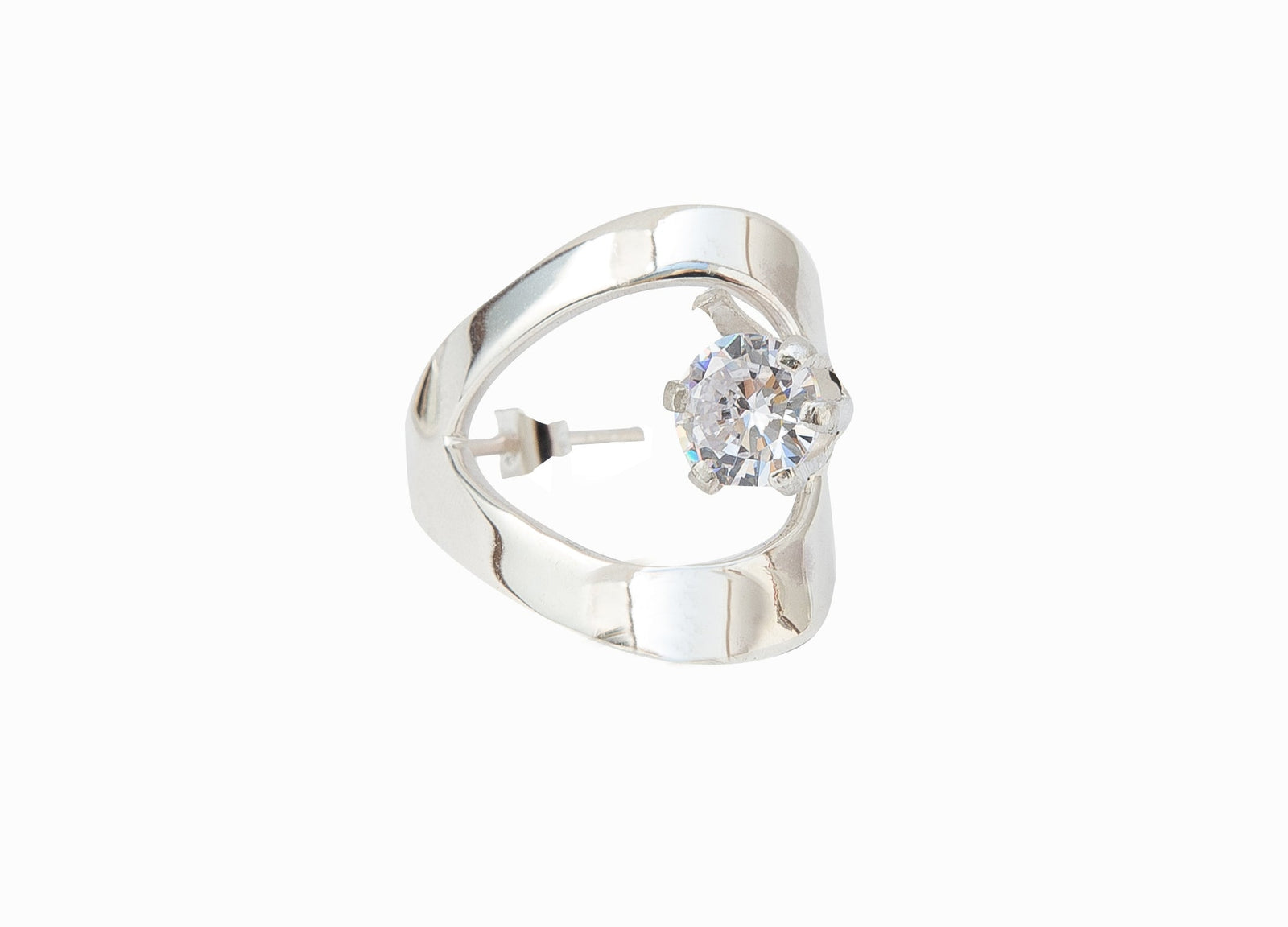 EARRINGS IN DROPS WITH ZIRCONIA