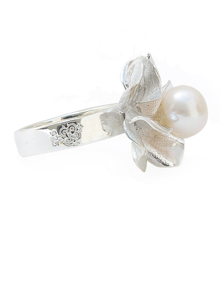 RING FLOWER WITH PEARL