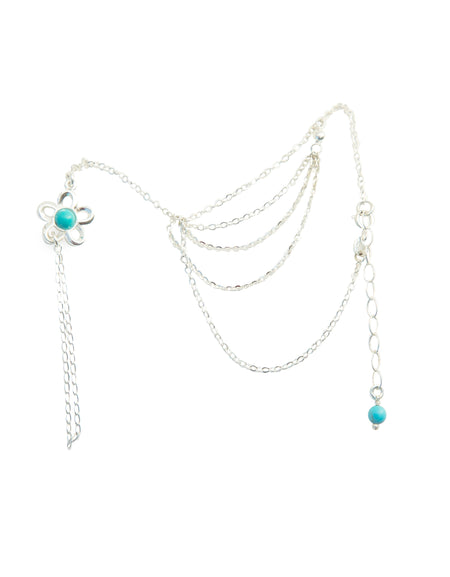 BRACELET AND RING WITH FLOWER