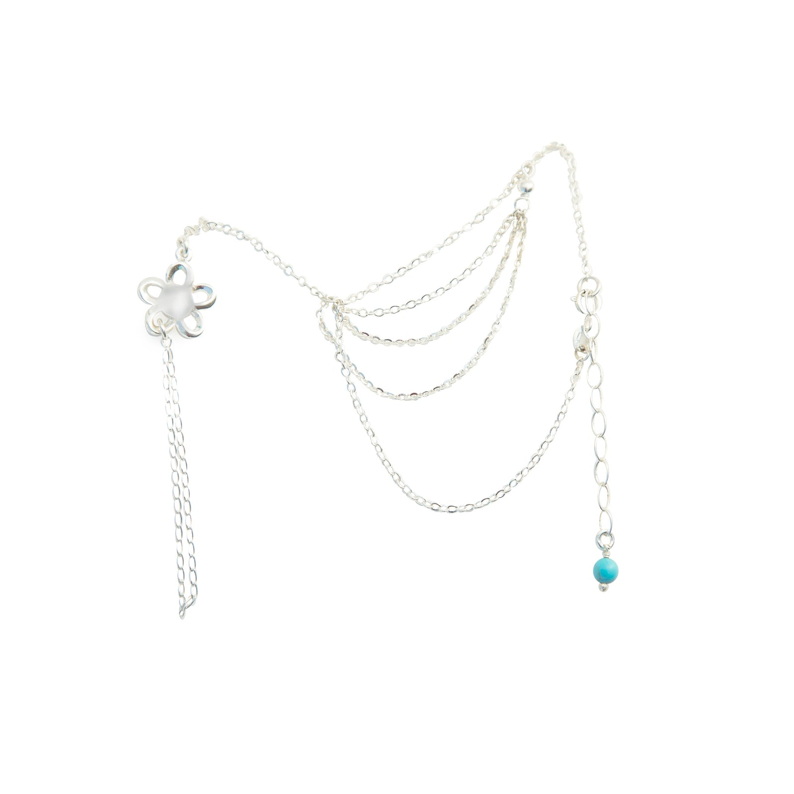 BRACELET AND RING WITH FLOWER