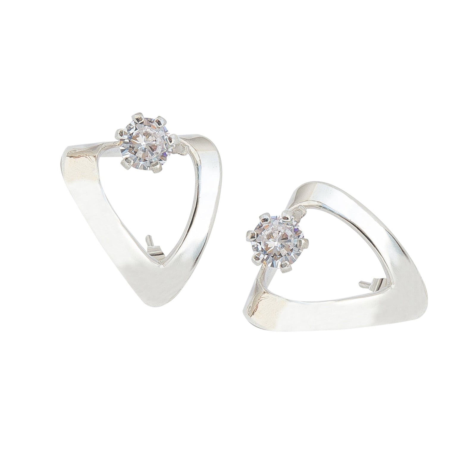 EARRINGS IN DROPS WITH ZIRCONIA