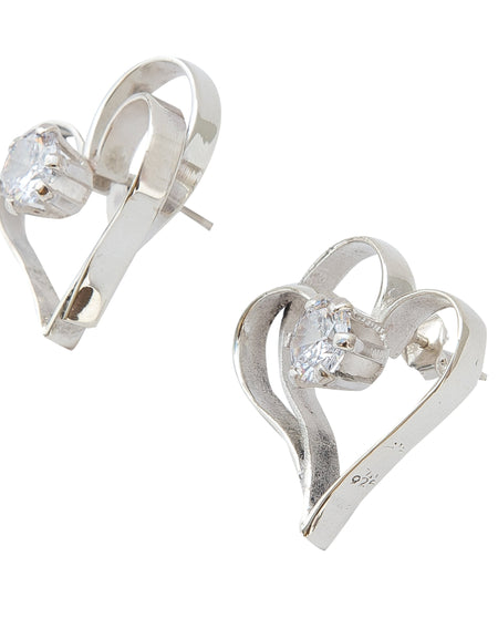 EARRINGS DOUBLE HEART