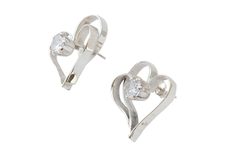 EARRINGS DOUBLE HEART