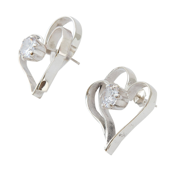 EARRINGS DOUBLE HEART