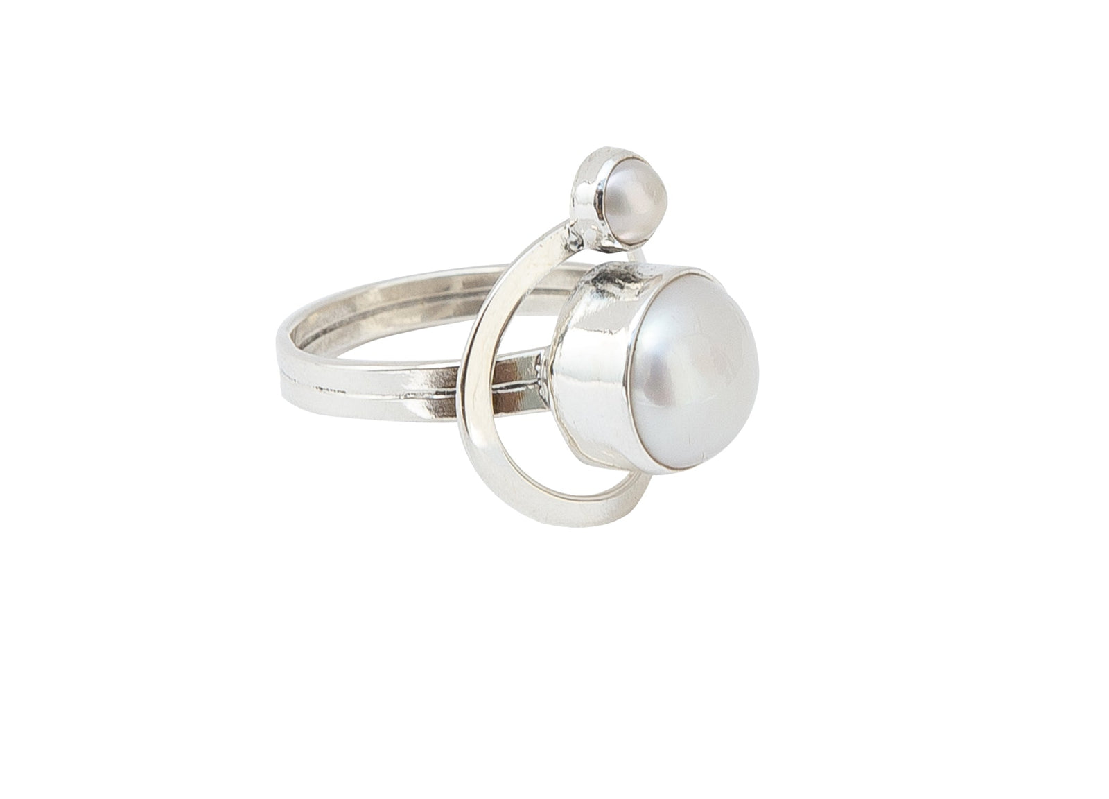 RING DOUBLE PEARL