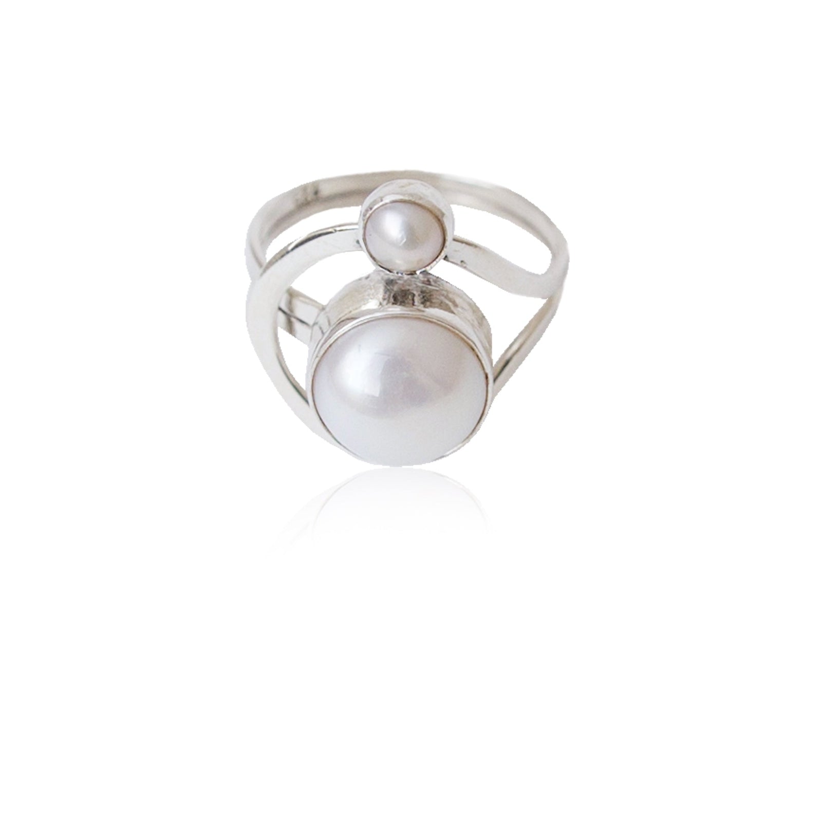 RING DOUBLE PEARL