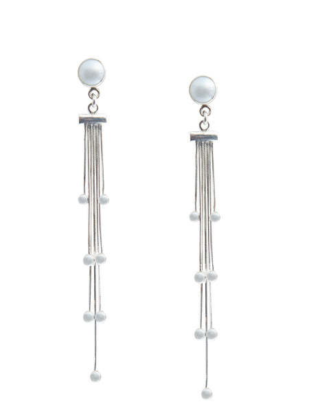 EARRINGS RAIN WITH PEARL