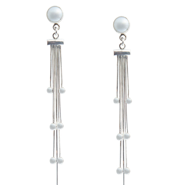 EARRINGS RAIN WITH PEARL