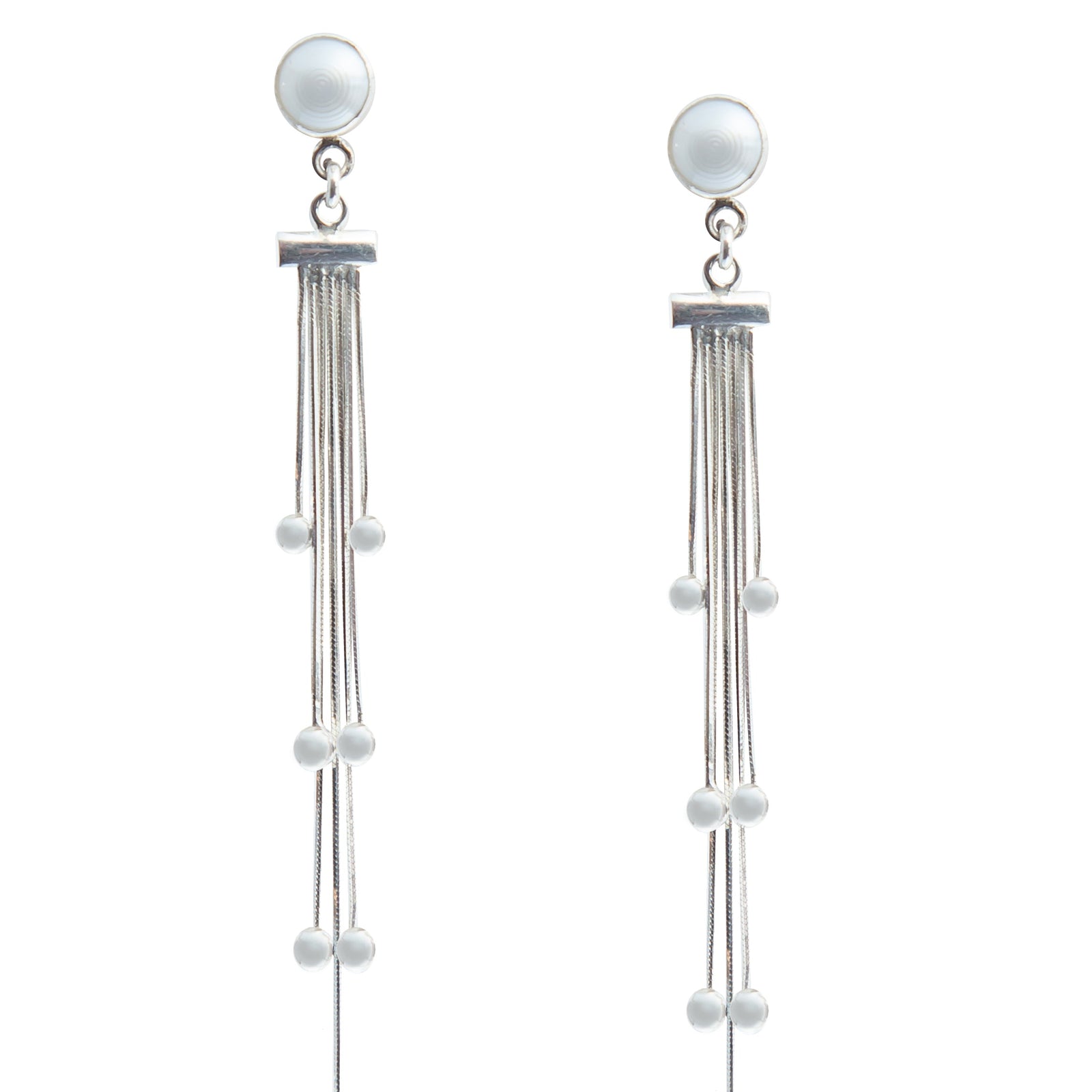 EARRINGS RAIN WITH PEARL