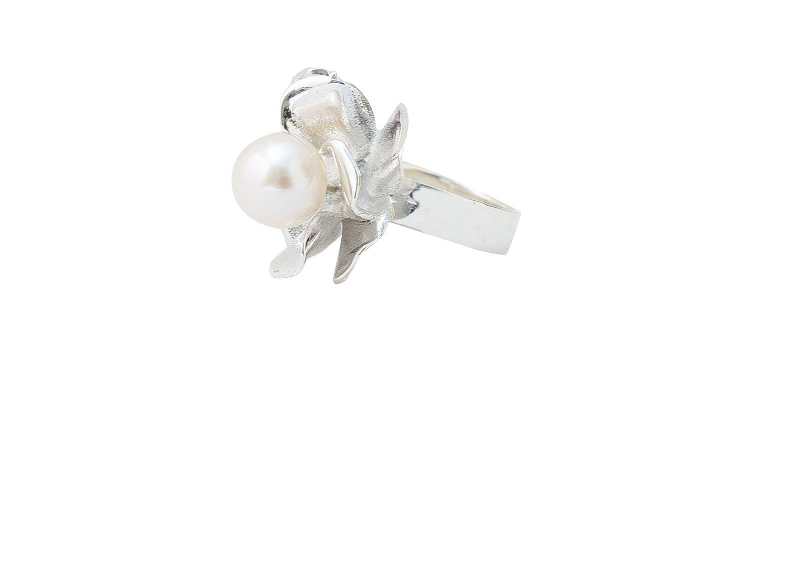 RING FLOWER WITH PEARL