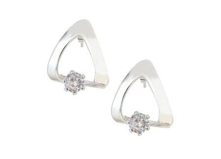 EARRINGS IN DROPS WITH ZIRCONIA