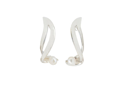 EARRINGS TURNING WITH PEARL