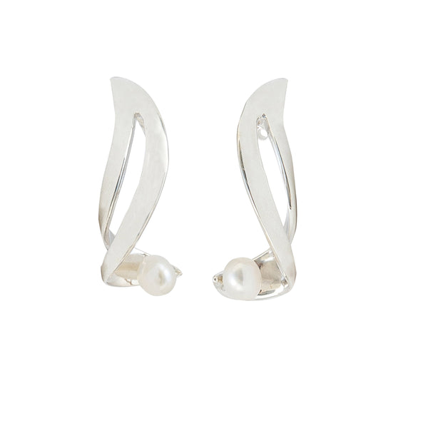 EARRINGS TURNING WITH PEARL