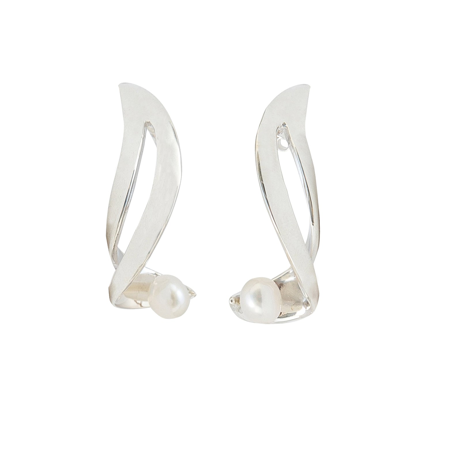 EARRINGS TURNING WITH PEARL