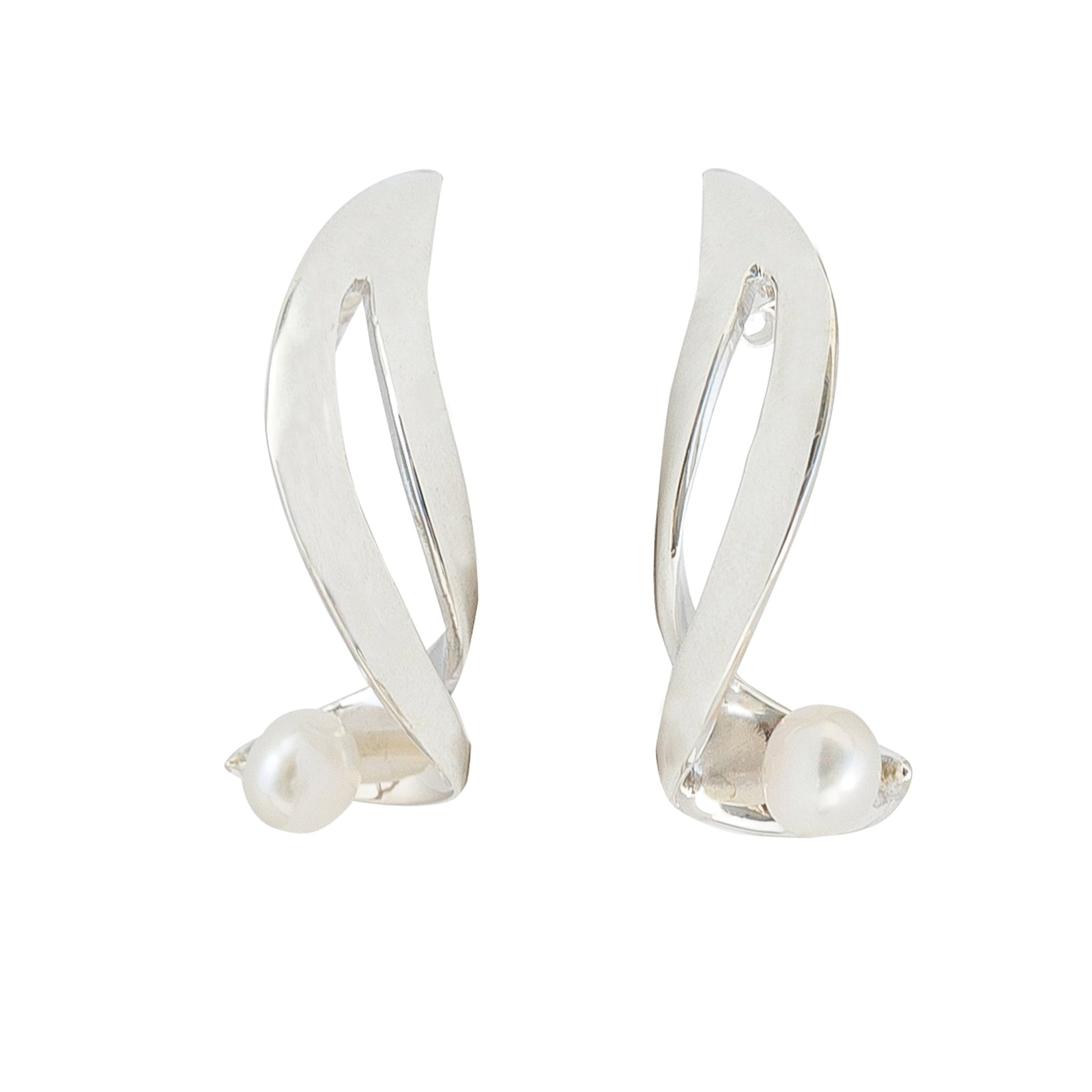 EARRINGS TURNING WITH PEARL