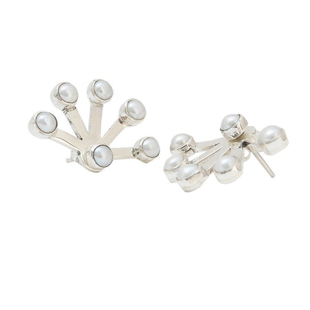 EARRINGS FAN WITH PEARL