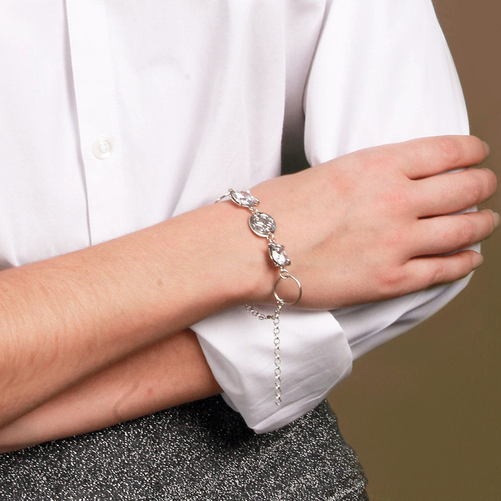 BRACELET RINGS AND ZIRCONIA KETZALIA